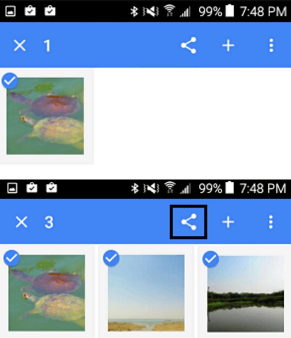 Przesyłaj zdjęcia z Androida na iPhone'a za pomocą zestawów narzędzi do przechowywania w chmurze
