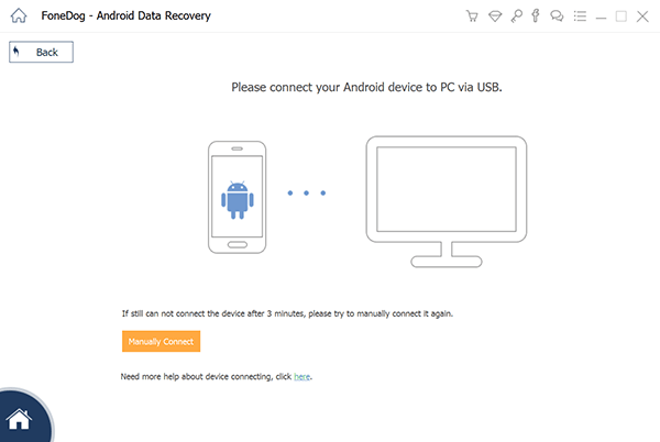 Przenieś historię WeChat do nowego telefonu FoneDog Backup USB Connect