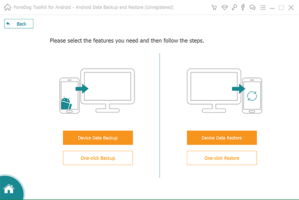 start-fonedog-and-restore-data-samsung