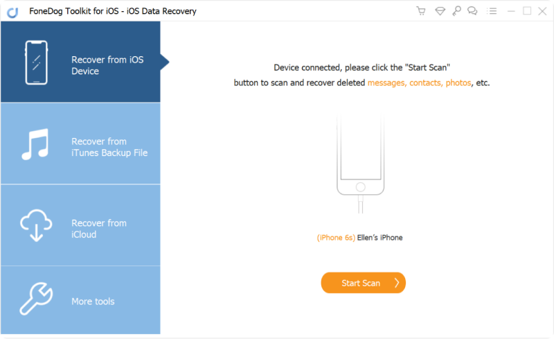 Pobierz FoneDog Toolkit - odzyskiwanie danych iOS, uruchamianie i podłączanie iPhone'a