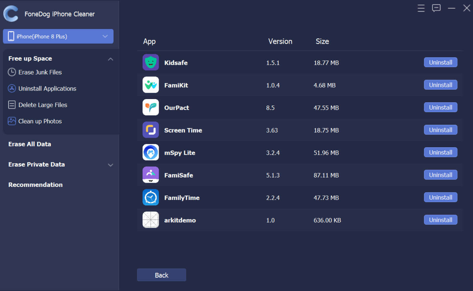 Użyj FoneDog iPhone Cleaner do usuwania aplikacji