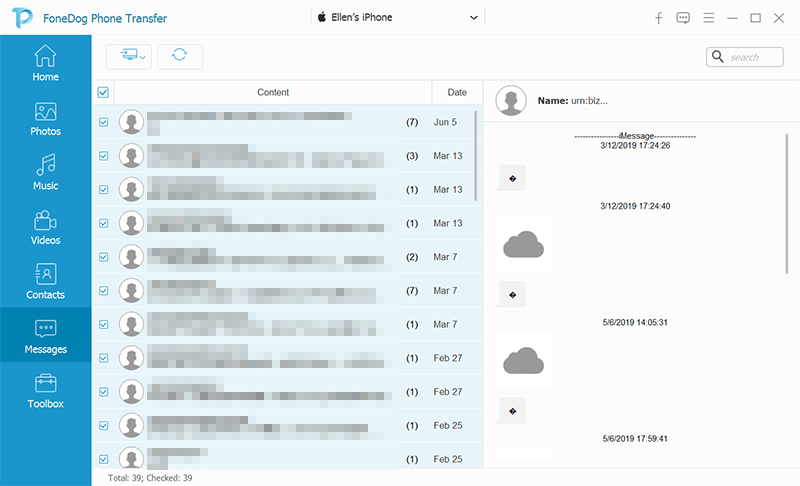 Przesyłaj wiadomości tekstowe z Androida na iPhone'a 13 za pomocą FoneDog Phone Transfer