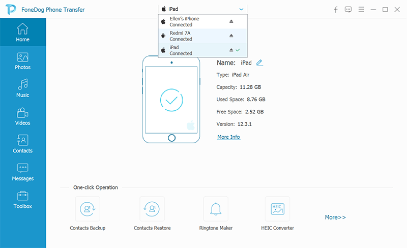 Select Data Type And Export