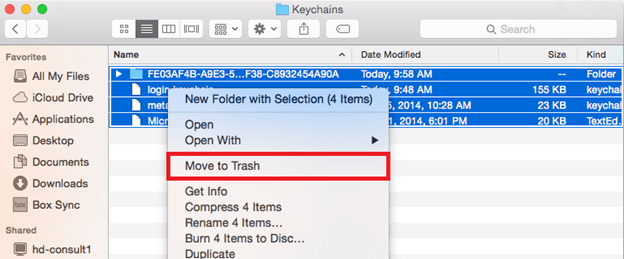 Przenieś do kosza i uruchom ponownie