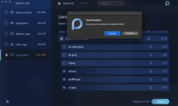 Usuwanie lokalizacji śmieci systemowych
