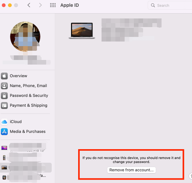Usuwanie Apple ID z iPhone'a za pomocą przeglądarki