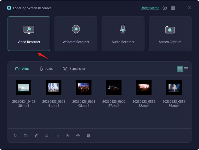 Nagrywaj ekran FaceTime za pomocą rejestratora ekranu FoneDog - Wybierz tryb