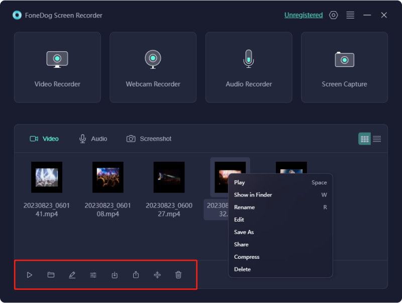 Najlepsze darmowe narzędzie do nagrywania YouTube - Rejestrator ekranu FoneDog: Zapisz