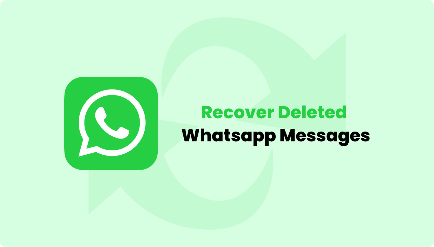 Jak odzyskać usunięte wiadomości Whatsapp