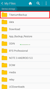 Odzyskiwanie folderów Androida