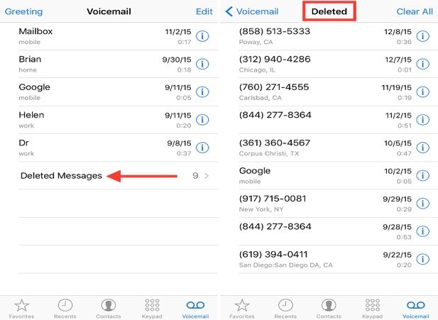 Zaktualizuj ustawienia, aby naprawić pocztę głosową iPhone'a nie można usunąć