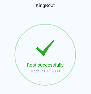 Pomyślnie zrootuj aplikację Kingroot