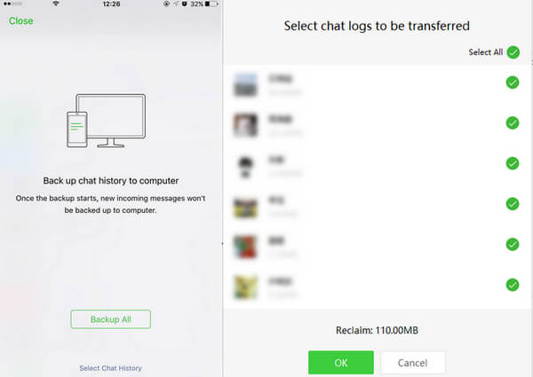 Przenieś historię WeChat do nowego telefonu WeChat Windows