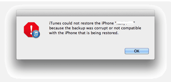 Itunes Backup Corrupt