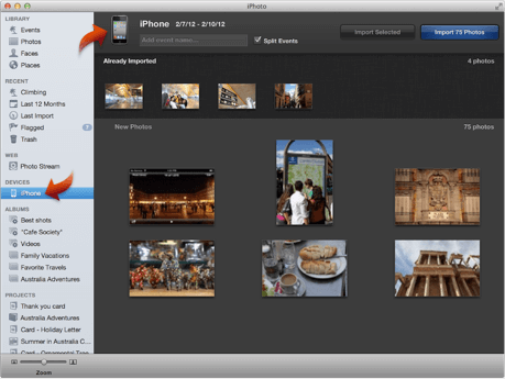 przenieś zdjęcia z iPhone'a na Maca