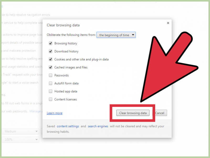 Usuń najczęściej odwiedzane witryny w Google Chrome