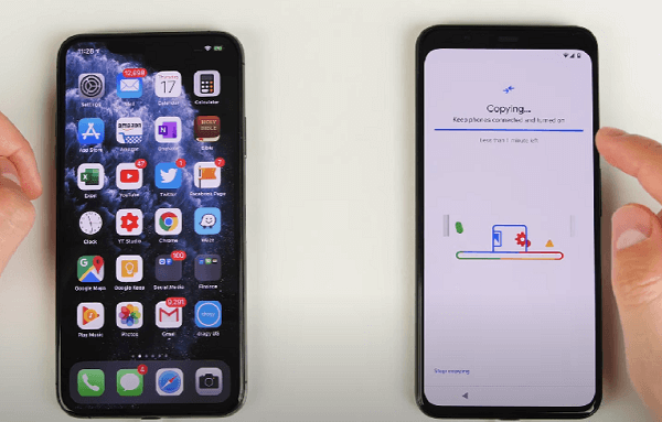 Przesyłaj wiadomości z iPhone'a na Androida za pomocą Google Pixel