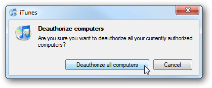 Wycofaj autoryzację wszystkich komputerów