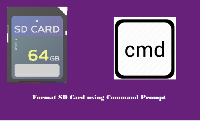 Sformatuj kartę SD za pomocą CMD