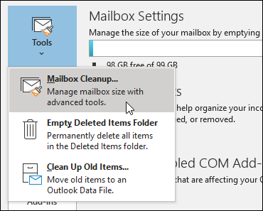 Zobacz: Rozmiar skrzynki pocztowej w celu naprawienia pliku PST programu Outlook nie można znaleźć