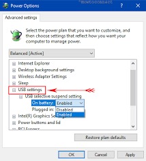Zastąp ustawienia selektywnego zawieszenia USB, aby naprawić wadliwe działanie urządzenia USB w systemie Windows 10