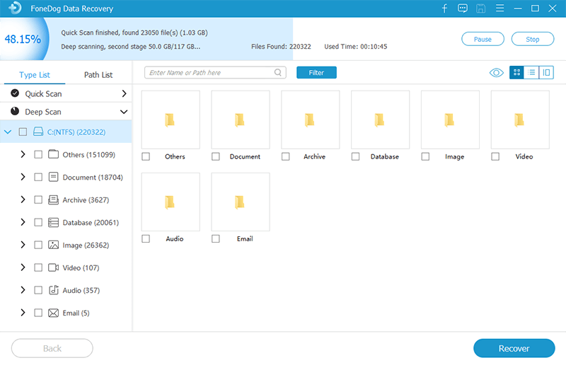 Skanuj w poszukiwaniu plików, aby odzyskać pliki po ponownej instalacji systemu Windows 10