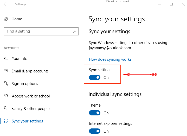Odpowiednio zsynchronizuj ustawienia, aby naprawić aktualizację systemu Windows 10, wyczyściłem mój dysk twardy