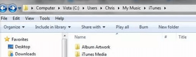 Lokalizacje folderu iTunes Media na różnych urządzeniach