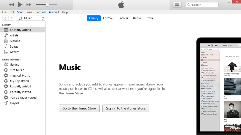 Uruchom aplikację iTunes na swoim komputerze