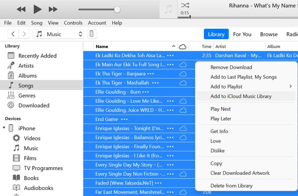 Przenieś muzykę z iTunes na iPhone'a za pomocą iCloud