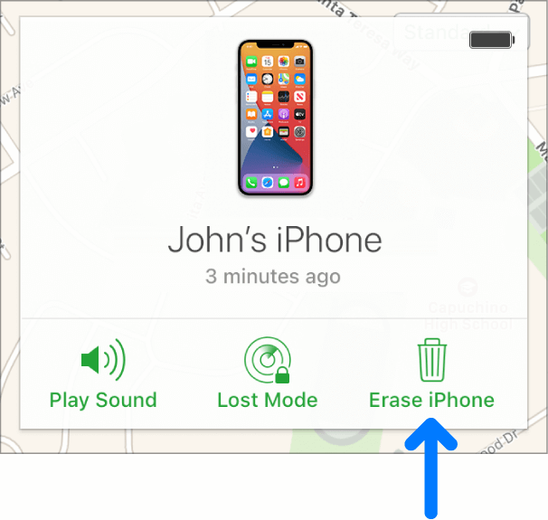 Wymaż zgubiony iPhone na iCloud