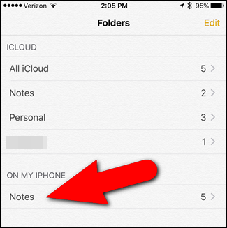 Napraw brak synchronizacji notatek iPhone'a: ​​przenieś notatki do iCloud