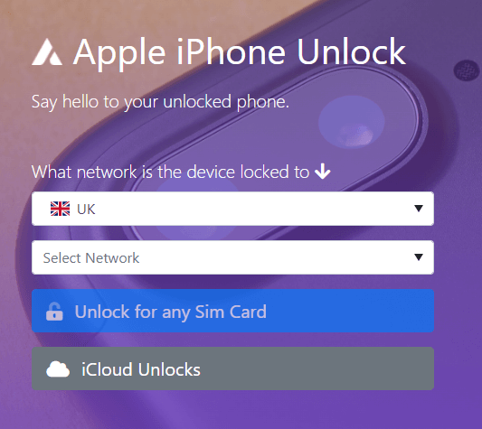 Klient odblokowania iPhone'a Apple iPhone Unlock UK