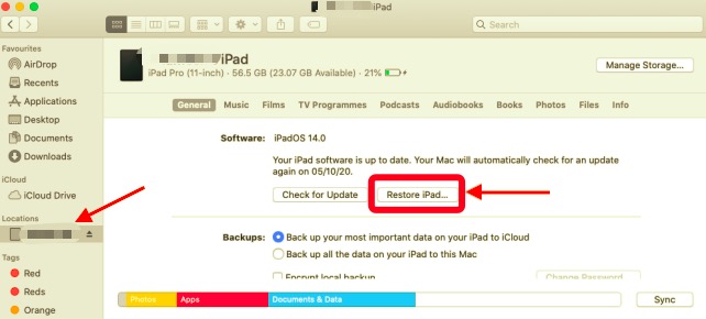 Zresetuj hasło na iPadzie za pomocą iTunes