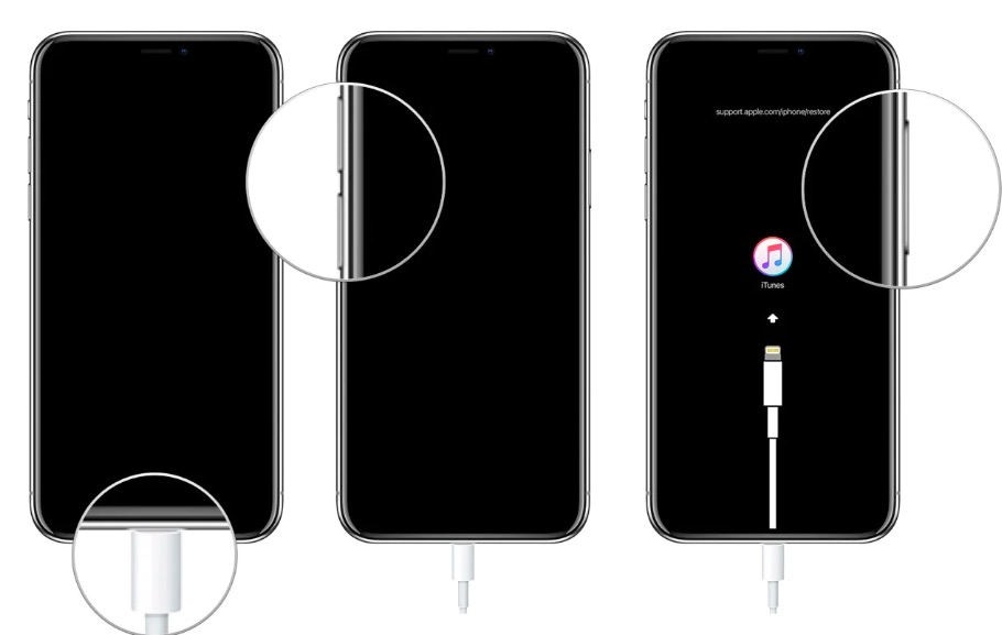 Wejdź w tryb odzyskiwania, aby zhakować iPhone'a bez hasła