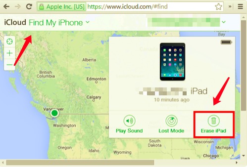 Napraw problem Nie pamiętam hasła do iPada za pomocą funkcji Znajdź mój iPhone