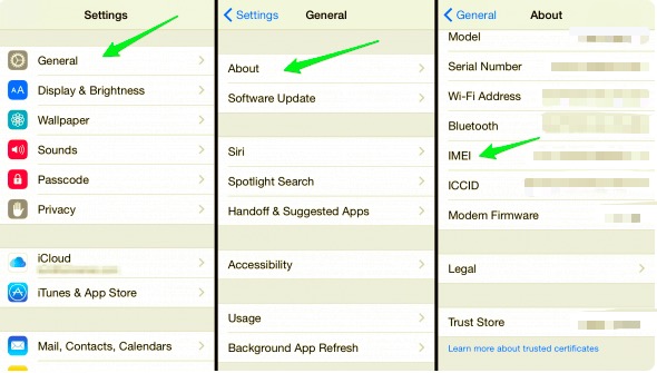 Znajdź swój numer IMEI, aby złamać Apple ID