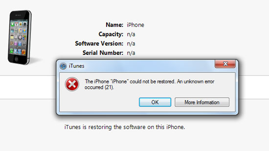 Napraw błąd iPhone'a