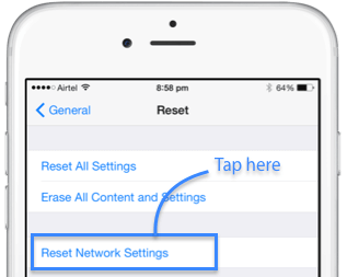 Reset Network Settings 1