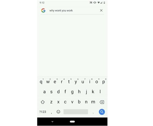 Wyszukiwarka Google nie działa w systemie Android