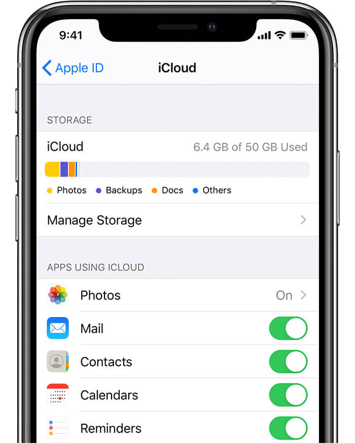 Backup iPhone Contacts to PC with iCloud