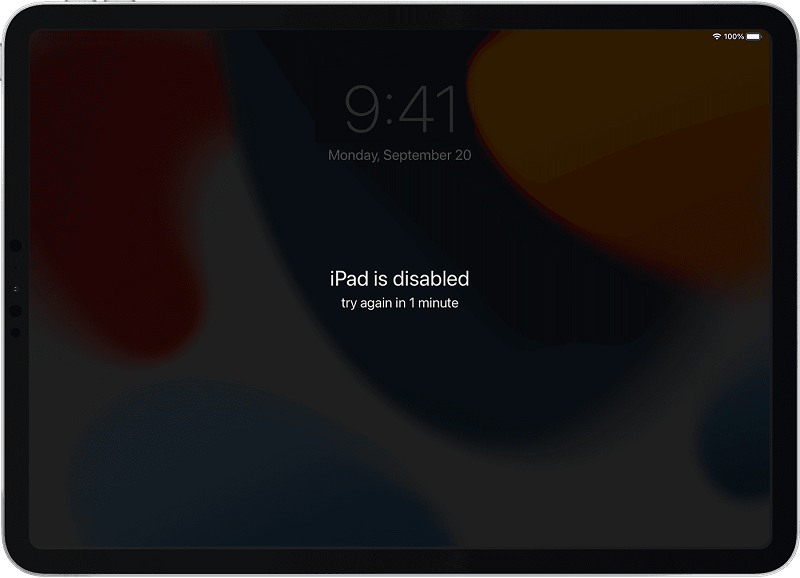 iPad jest wyłączony