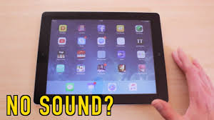 Brak dźwięku na iPadzie