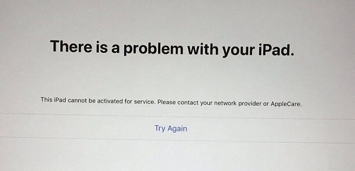 Wystąpił problem z Twoim iPadem