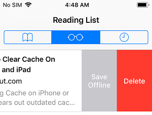 Jak wyczyścić listę czytelniczą na iPhonie