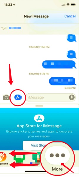 Ręcznie usuń aplikację iMessage z iPhone'a