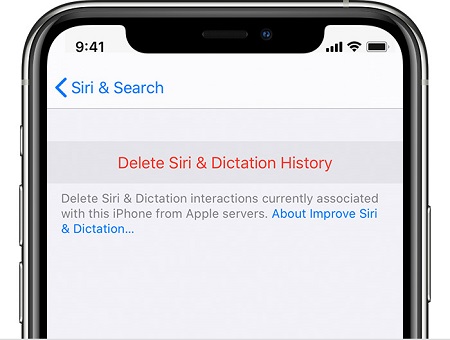 Wymaż historię wyszukiwania Siri na iPhonie