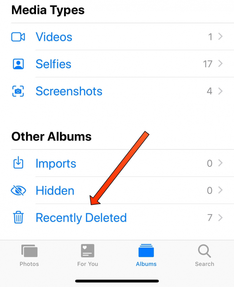 Odzyskaj usunięte zdjęcia Snapchata na iPhonie za pomocą ostatnio usuniętego albumu iPhone'a