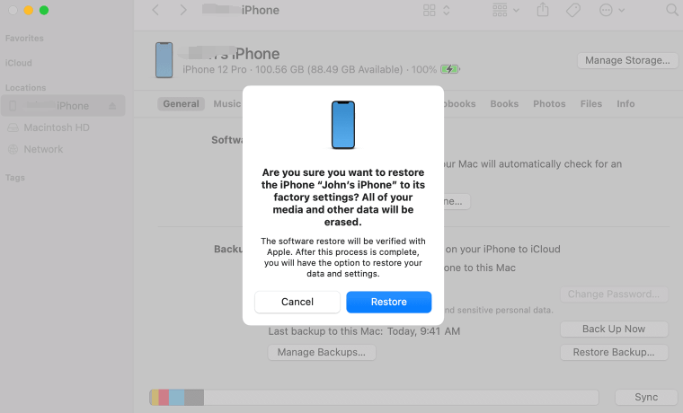 Wykonaj twardy reset, aby przywrócić iPhone'a za pomocą iTunes