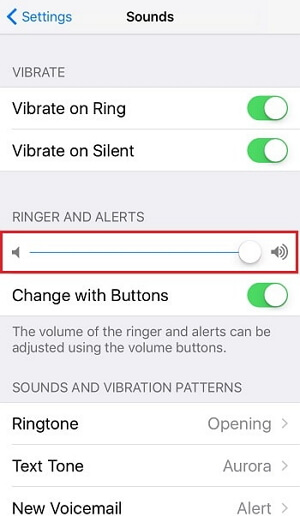 dostosuj głośność iPhone'a